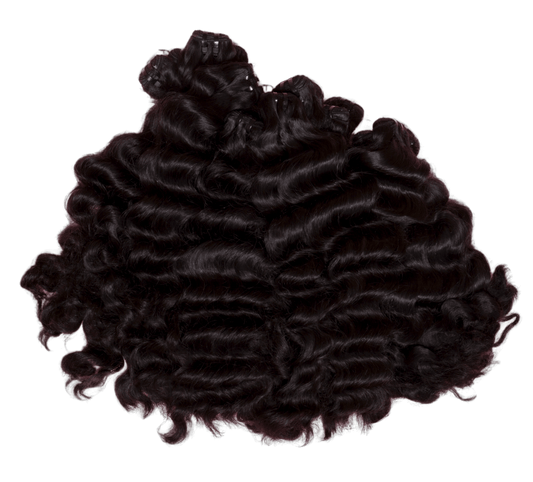 Raw Cambodian Human Hair (Bouncy wavy)